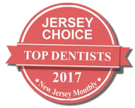 2017 Jersey Choice Top Dentist Award